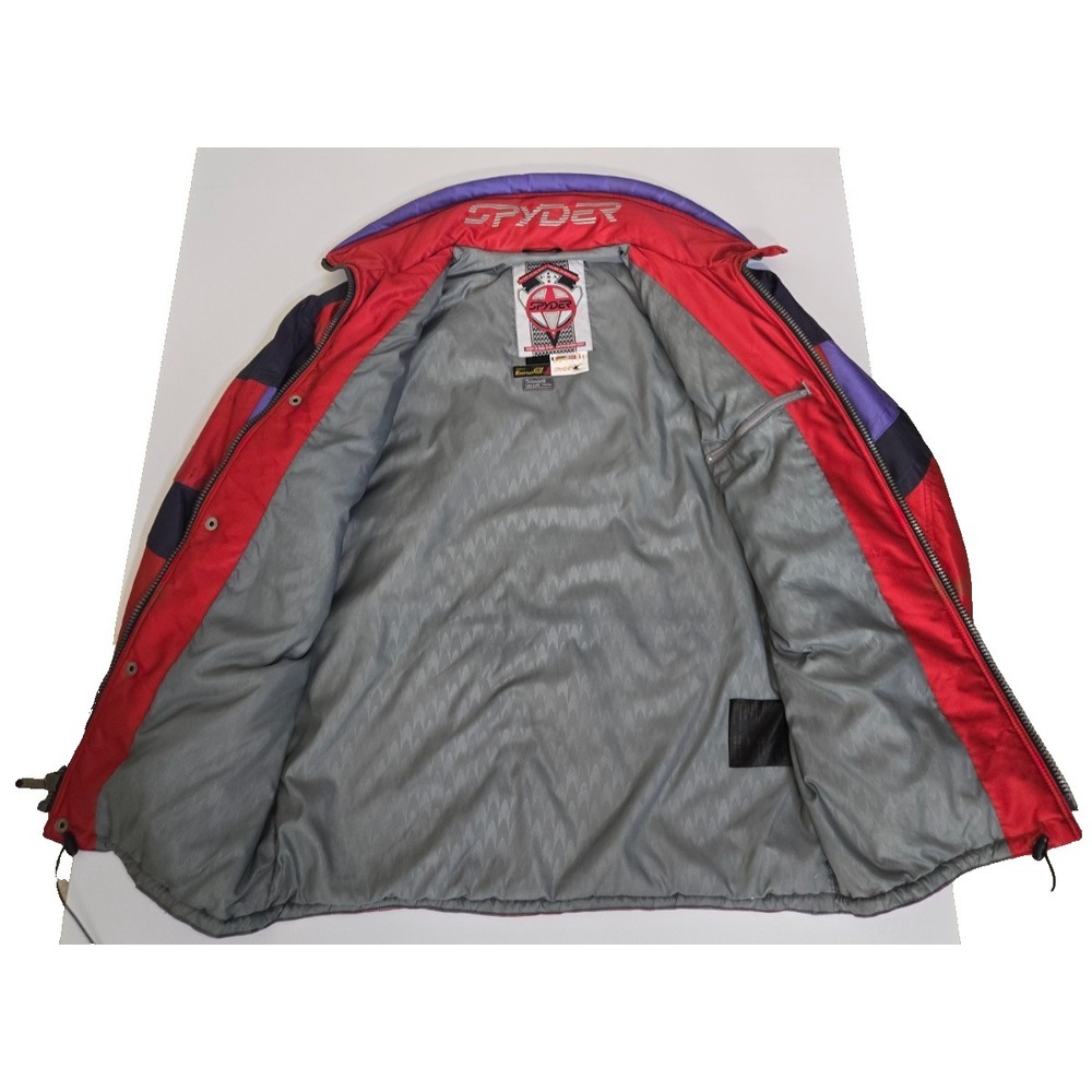 Vintage 90's Spyder USA Entrant GII Thinsulate Lite Loft Ski Jacket Men's L Red - Picture 15 of 16